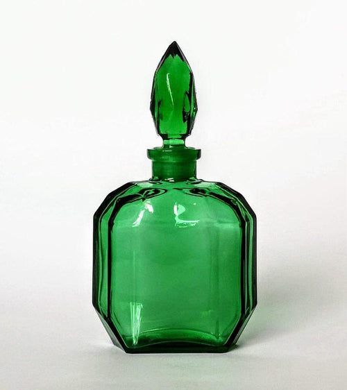 Bouteille Émeraude Sculptée
